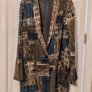 Emily Adams Stylish Women's Patterned Jacket - Large